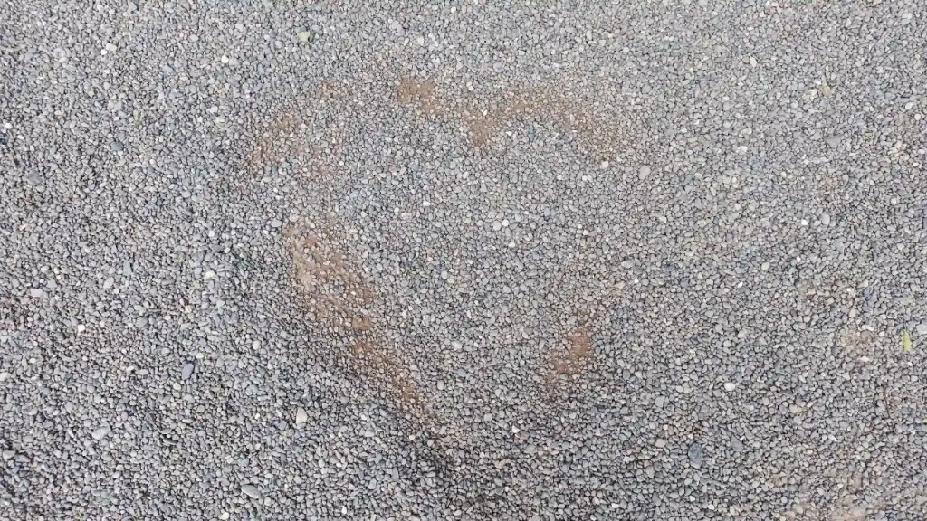 A heart drawn in the gravel of the path to Meji Jingu, Harajuku.